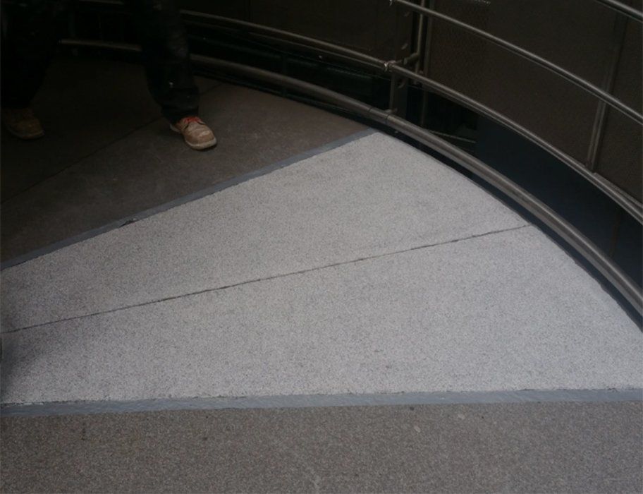 before and after cleaning stone floor