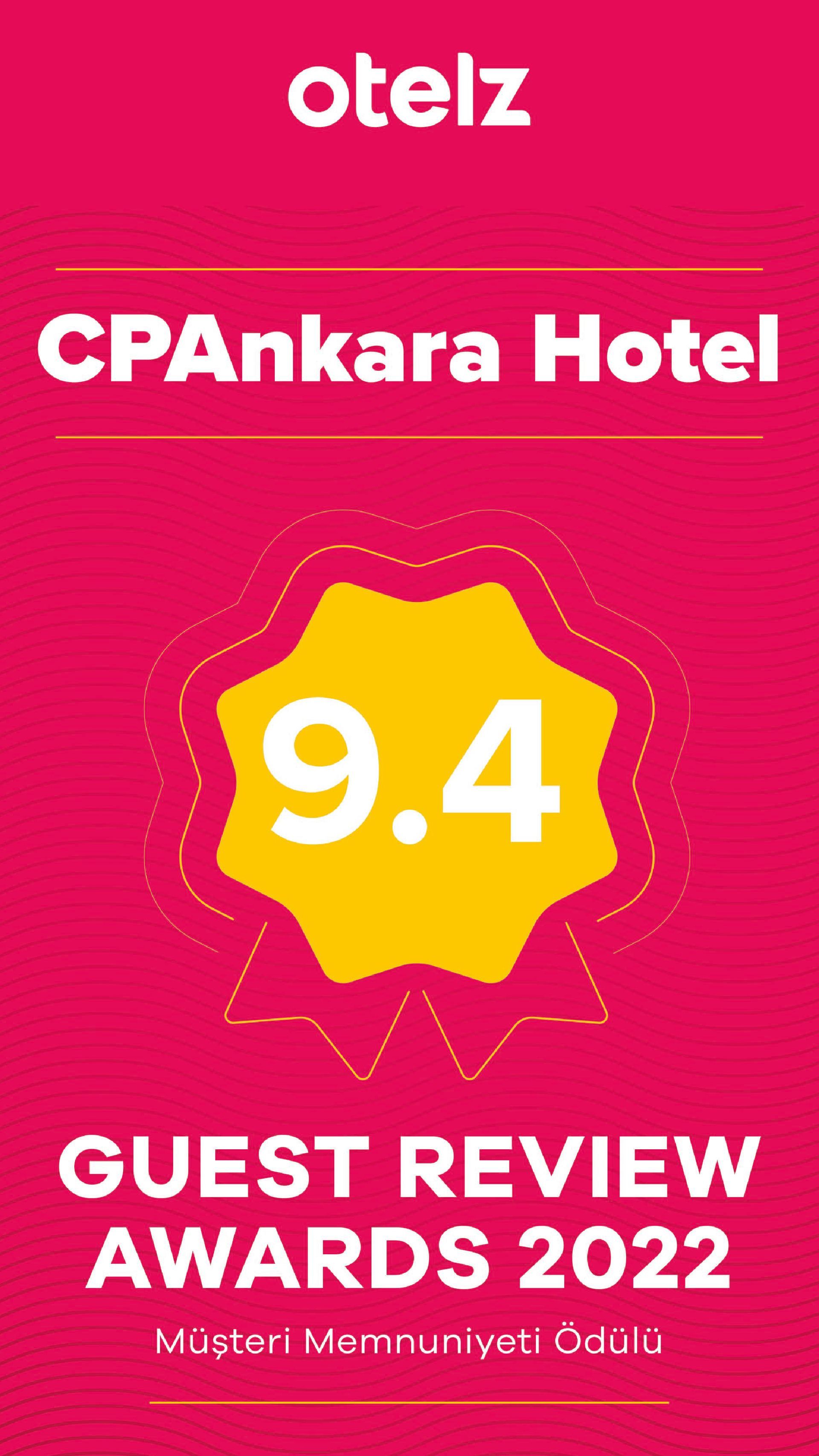 CPAnkara Hotel, Guest Review Awards 2022