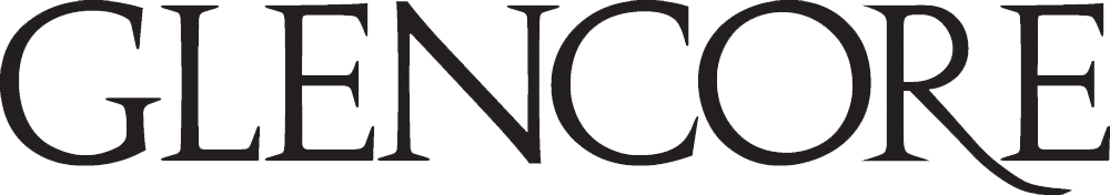 Glencore logo in a stylized serif font.