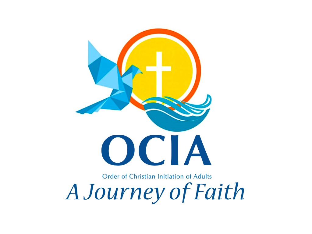 A logo for ocia a journey of faith