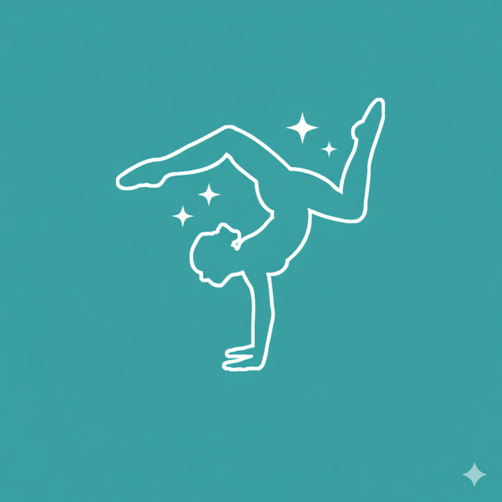 White shooting star with trails, on a coral background, with two smaller stars.