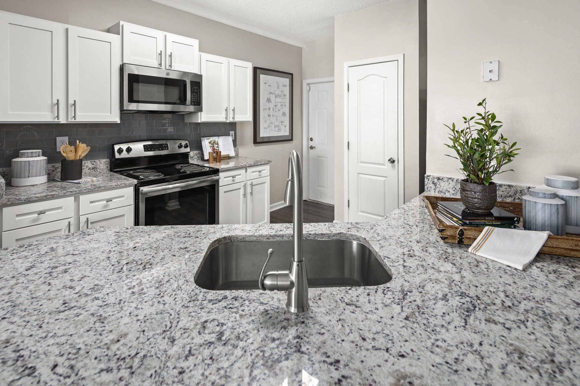 kitchen with stainless steel appliances