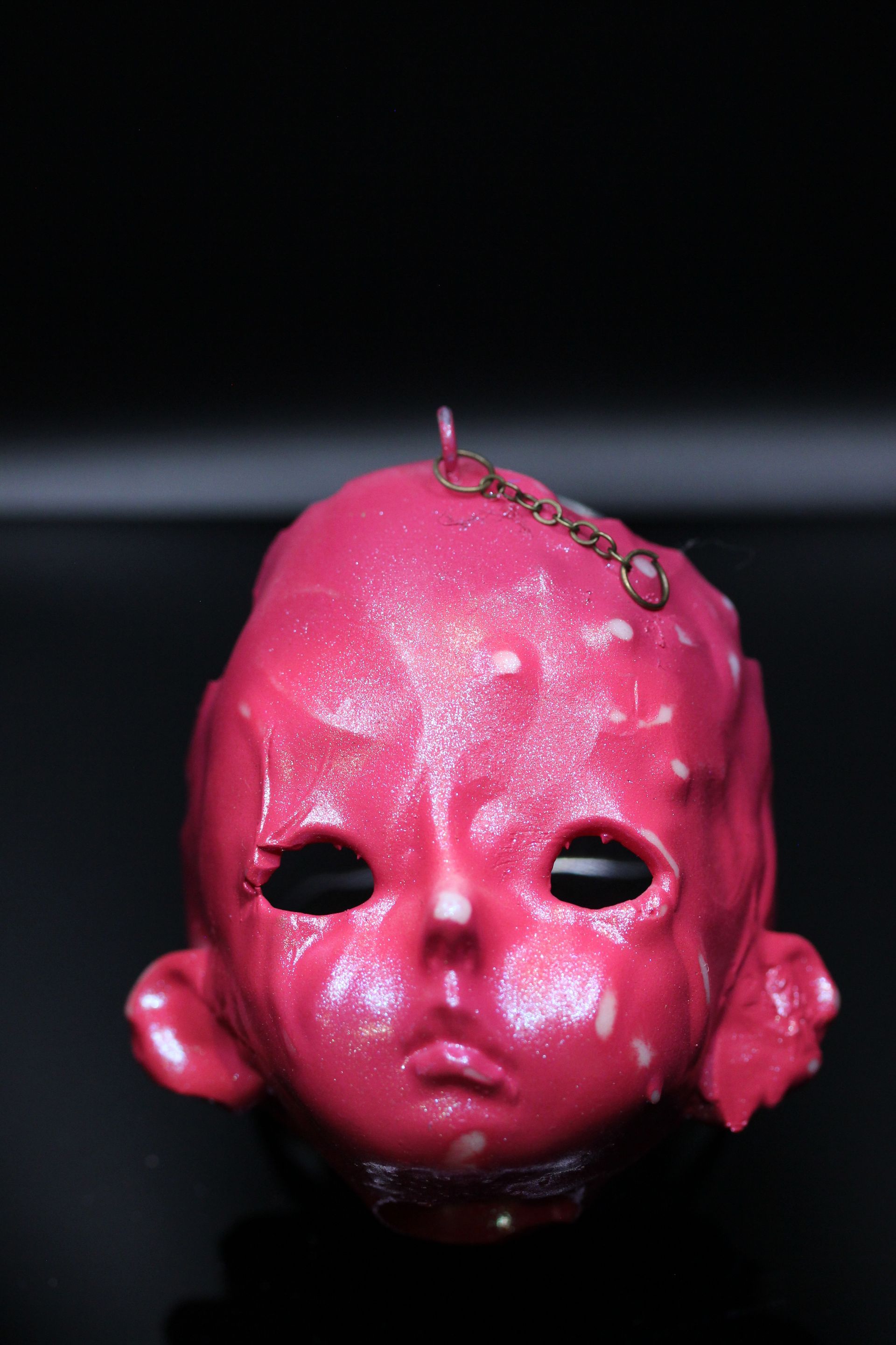 Melted Doll Head: Hot Pink