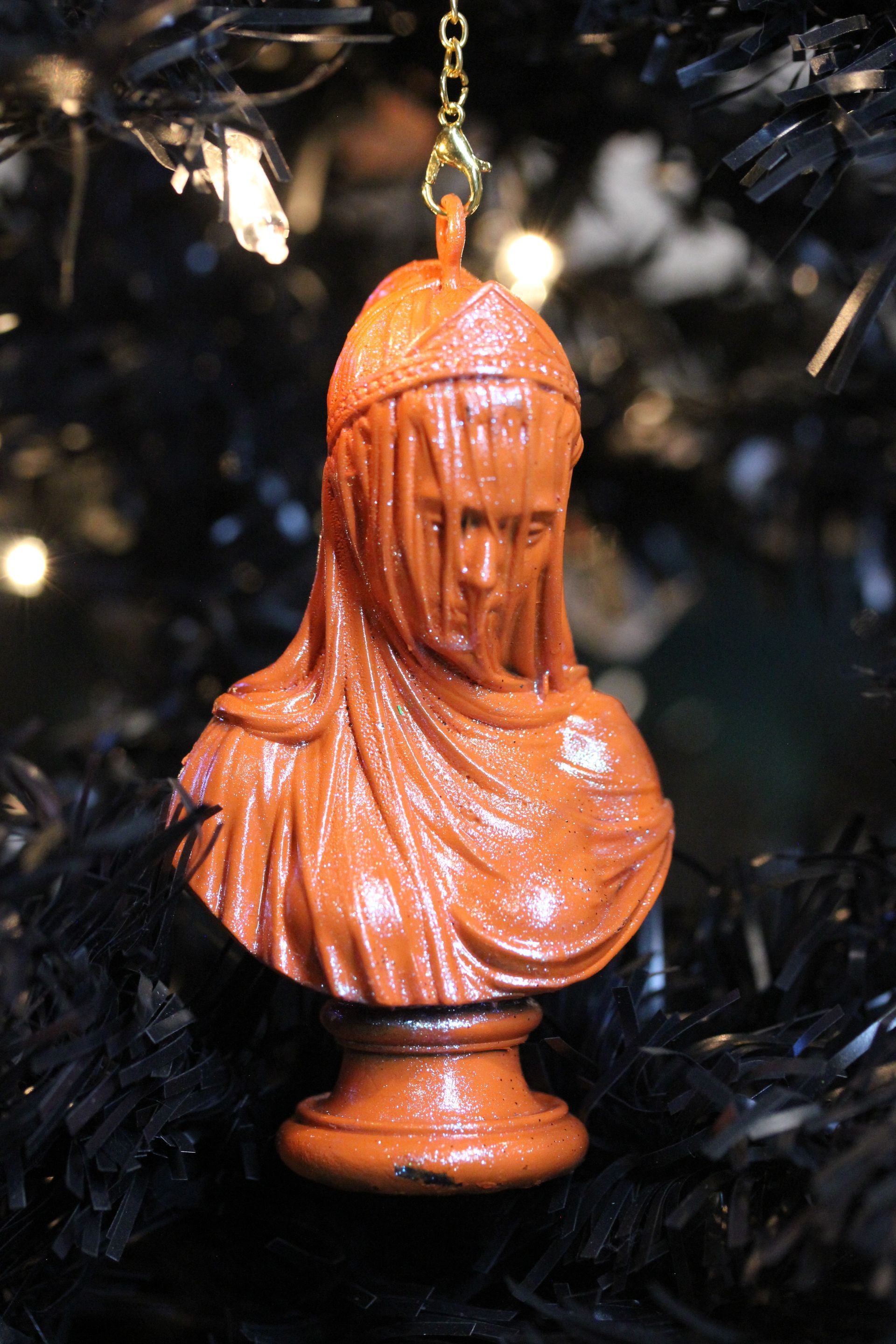 Shrouded Lady:  Dusty Orange