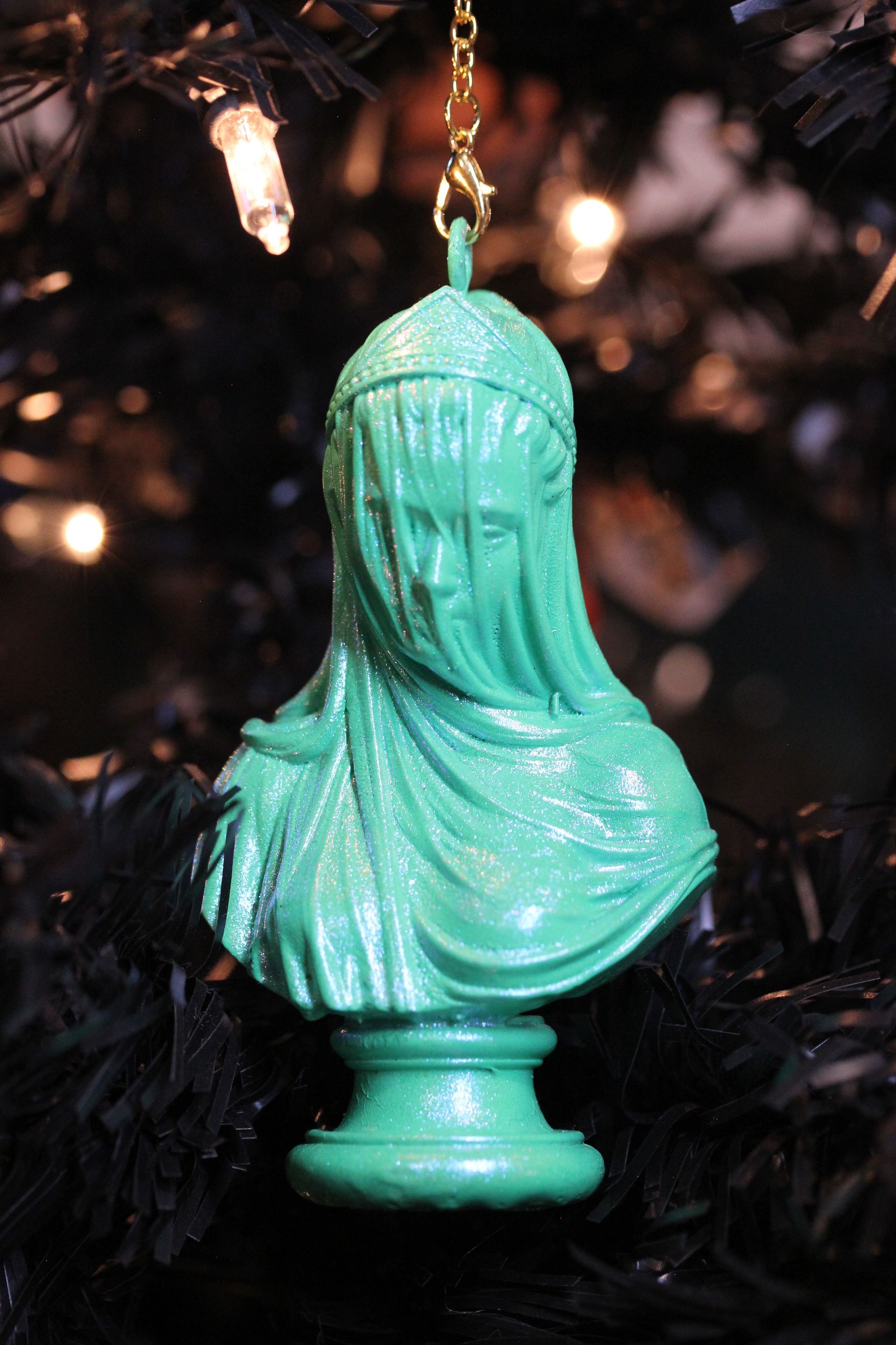 Shrouded Lady:  Mint Green