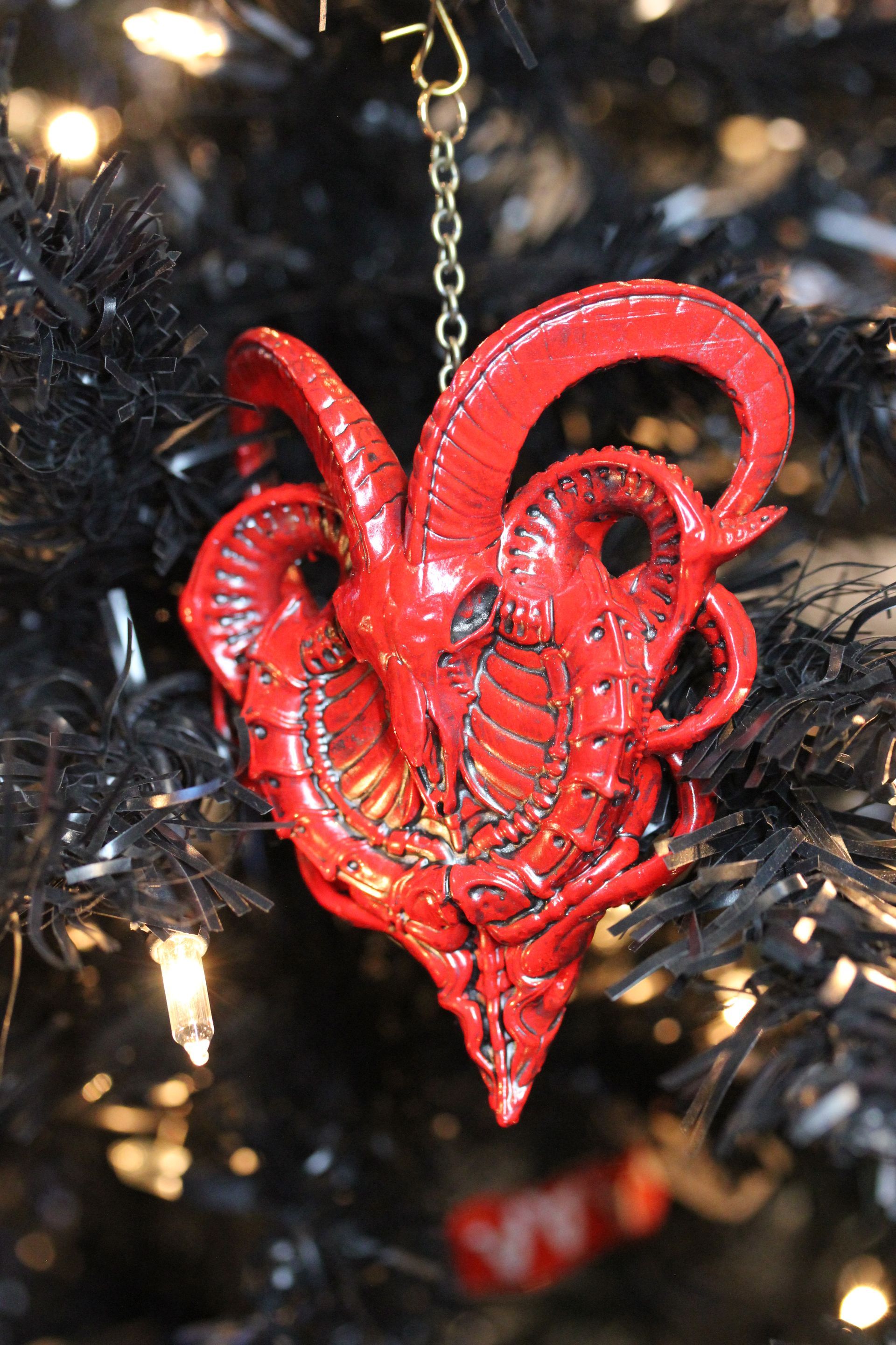 BioMechanical Goat:  Red Antique