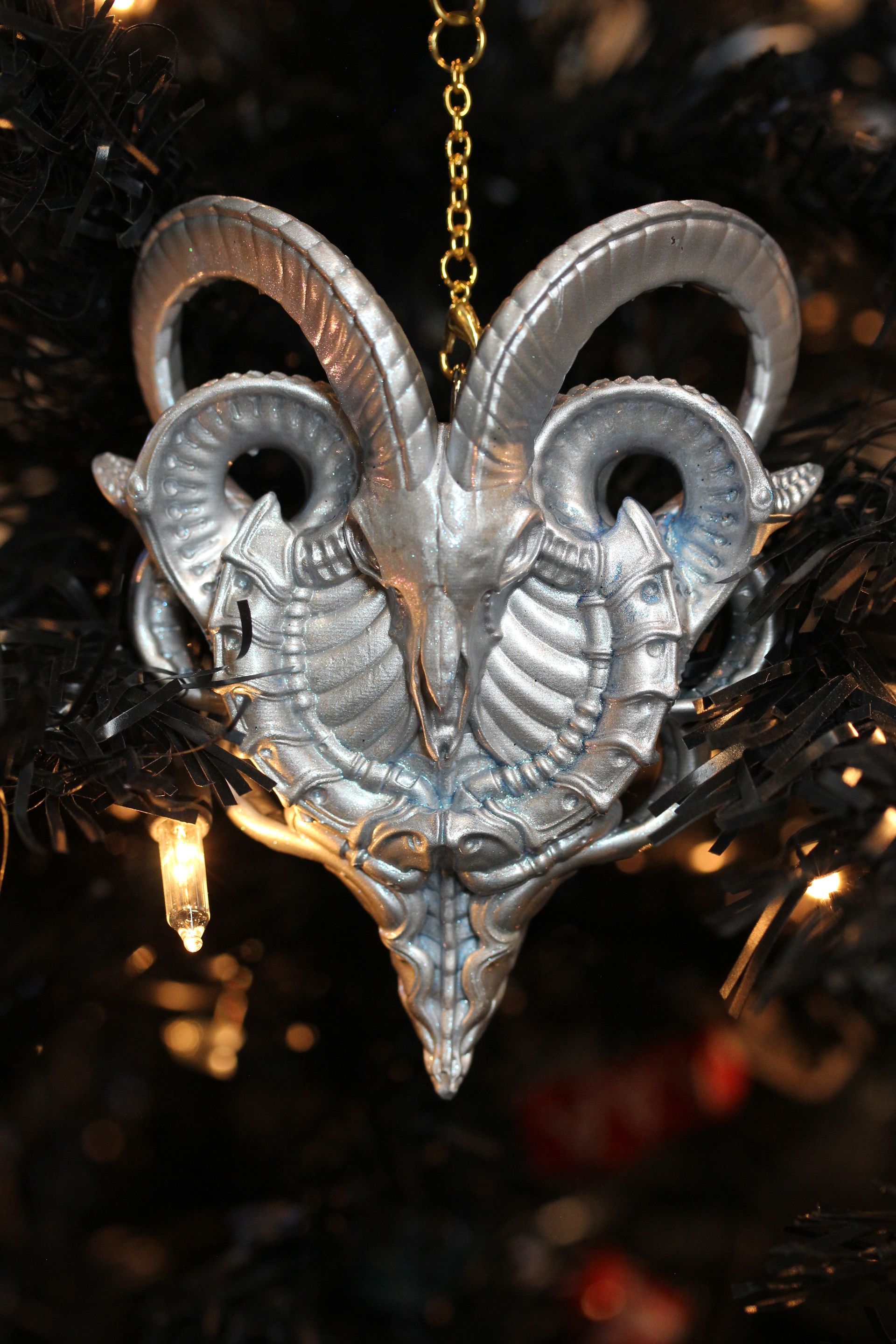 BioMechanical Goat:  Silver Lustre