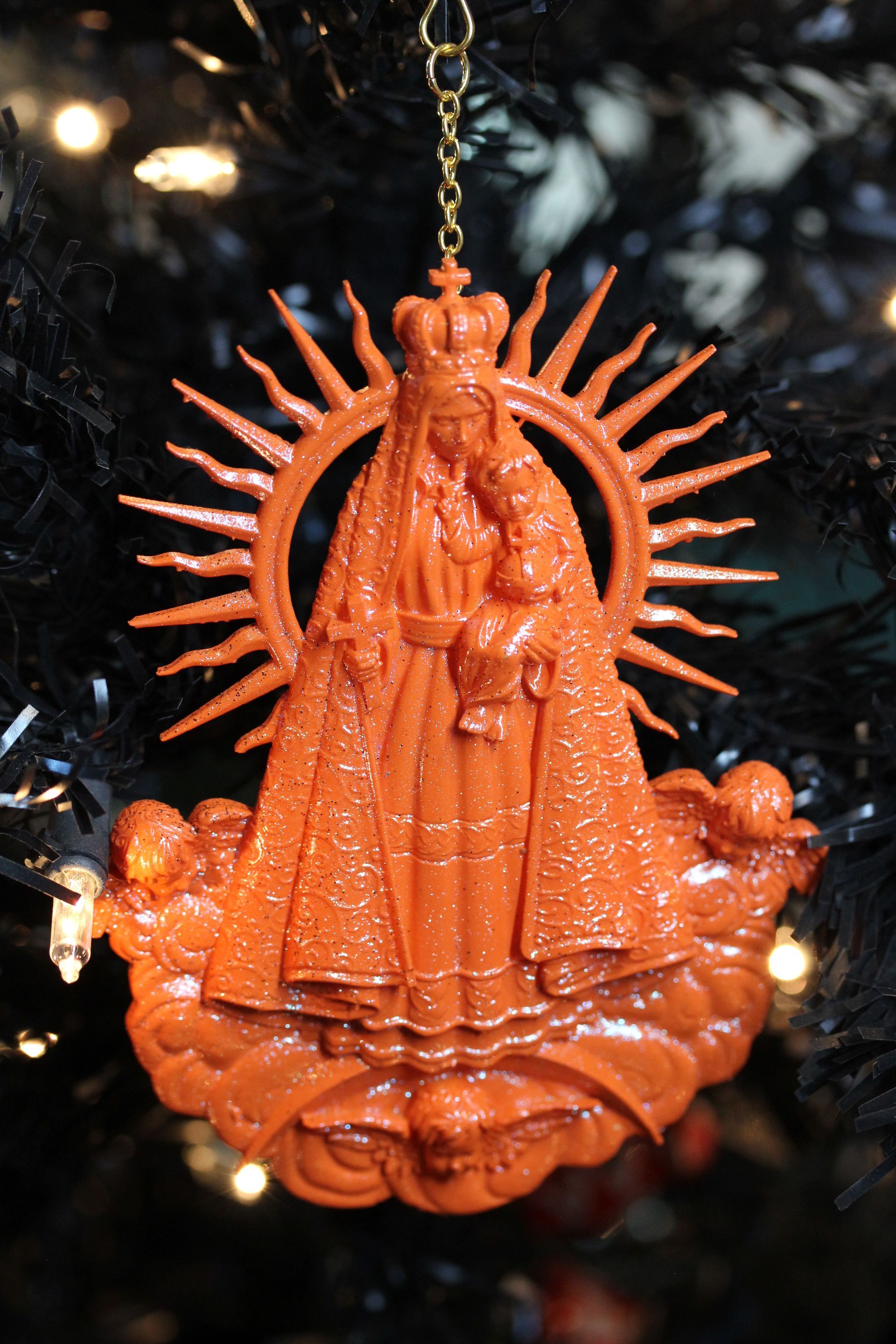 Madonna and Child:  Orange