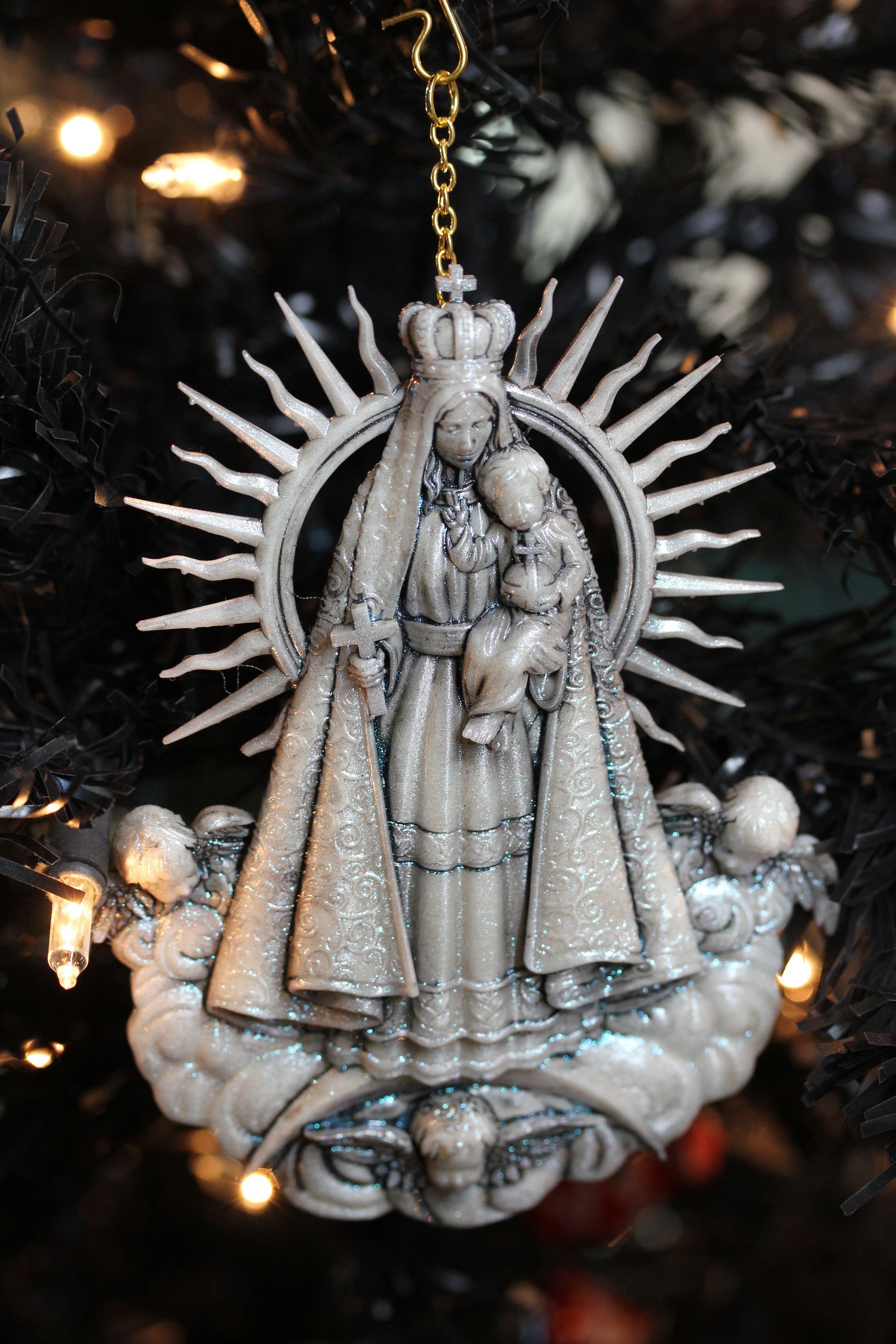 Madonna and Child:  White Antique