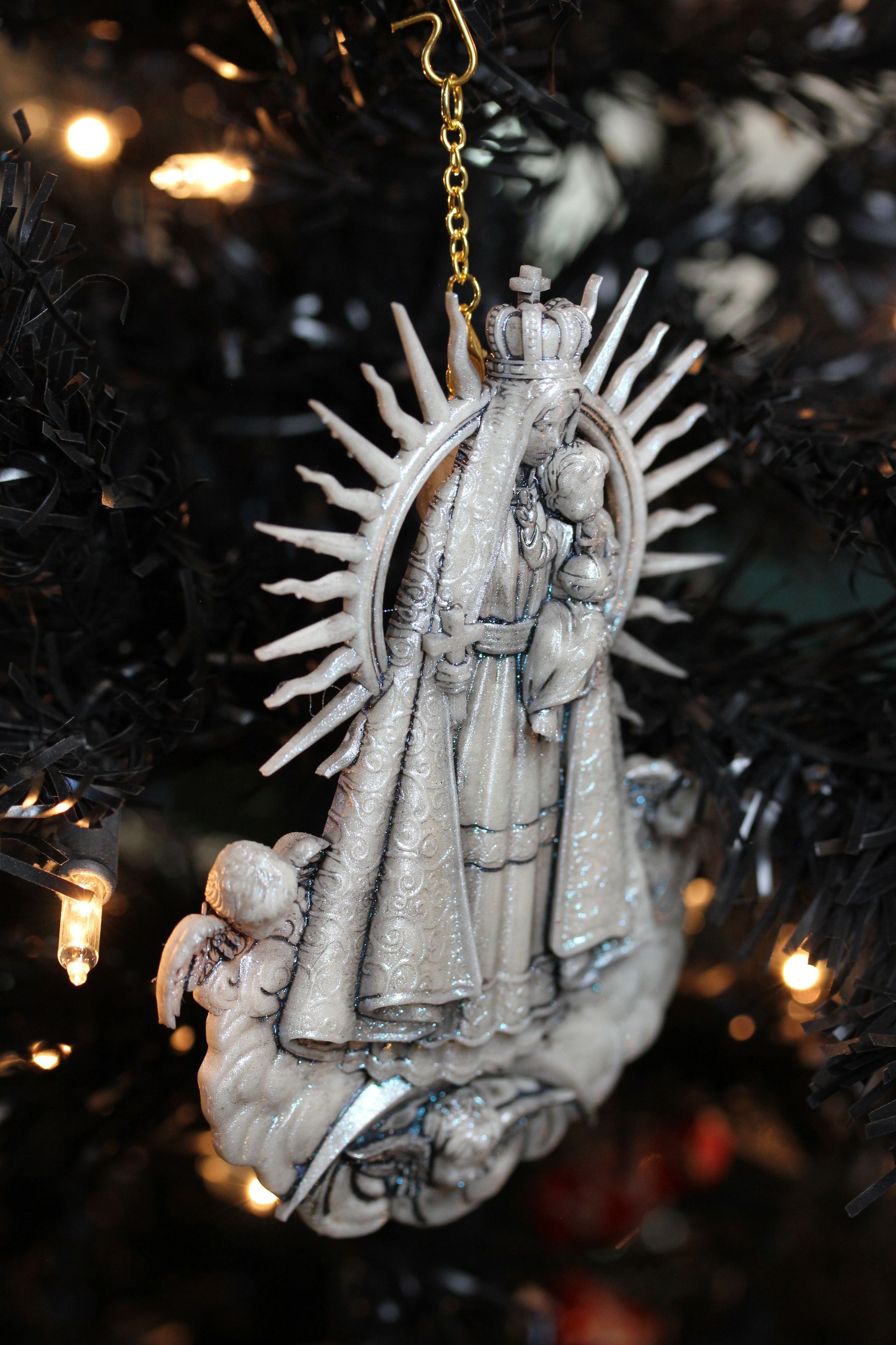 Madonna and Child:  White Antique