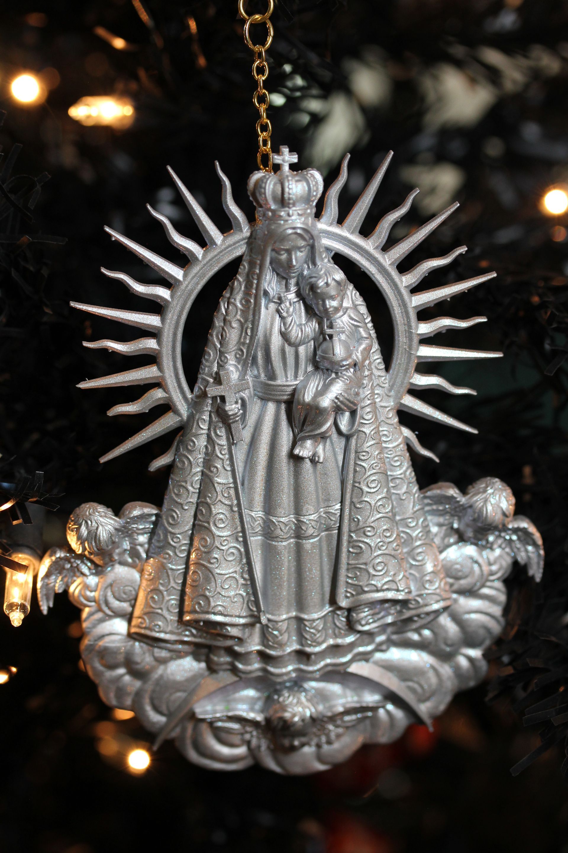 Madonna and Child:  Silver