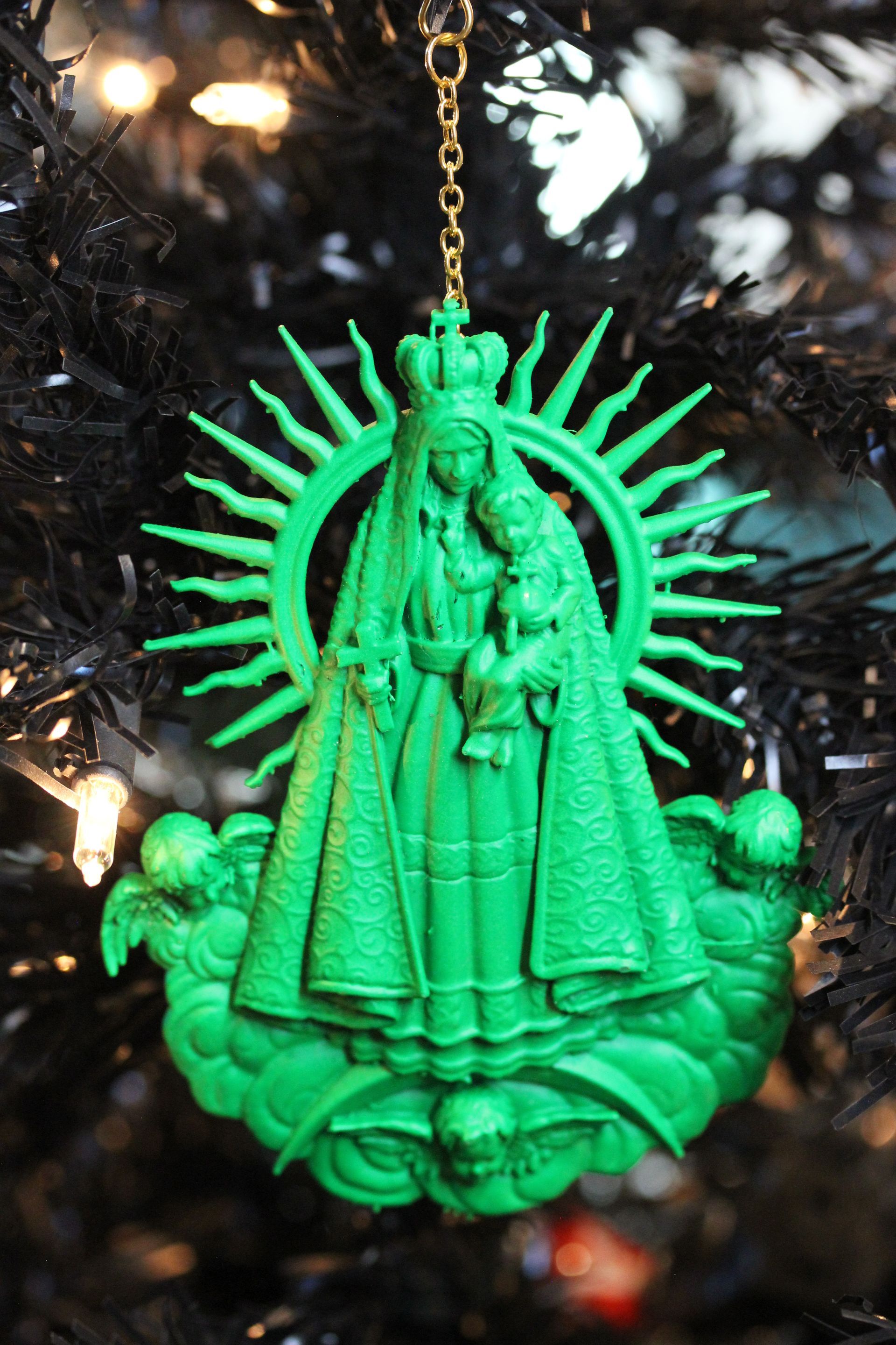 Madonna and Child:  Nuclear Green