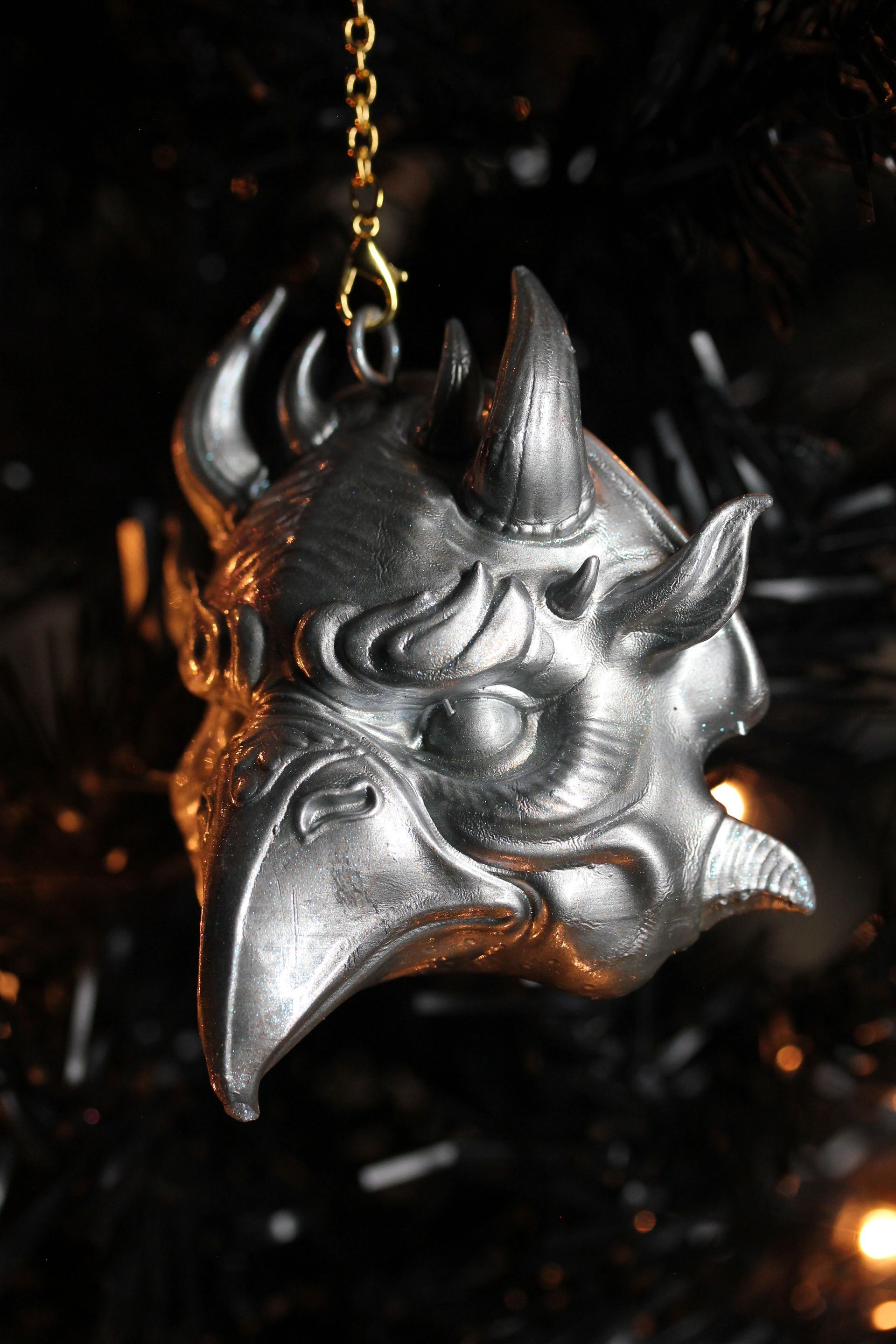 Demonic Beaked Bird:  Silver