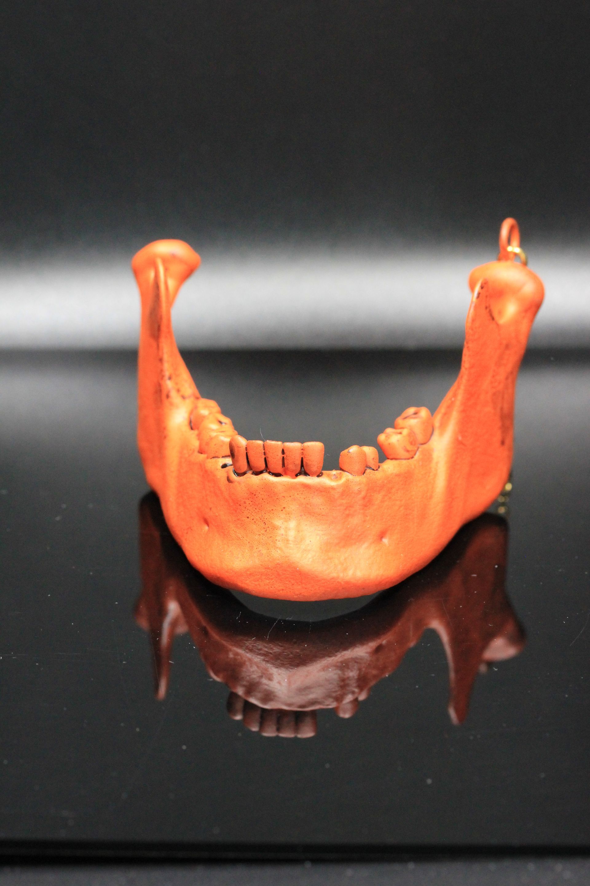 Child JawBone: Orange Antique