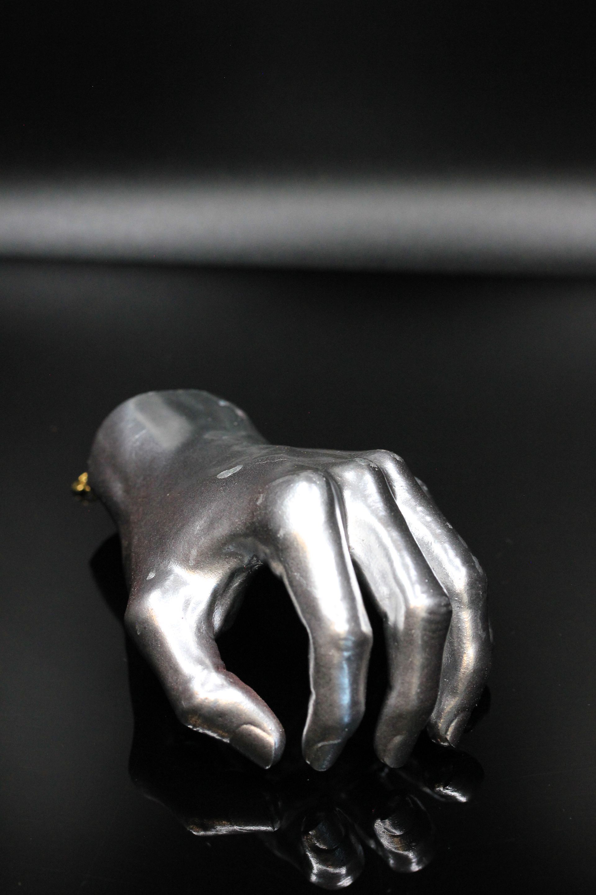 Halloween Hands:  Silver