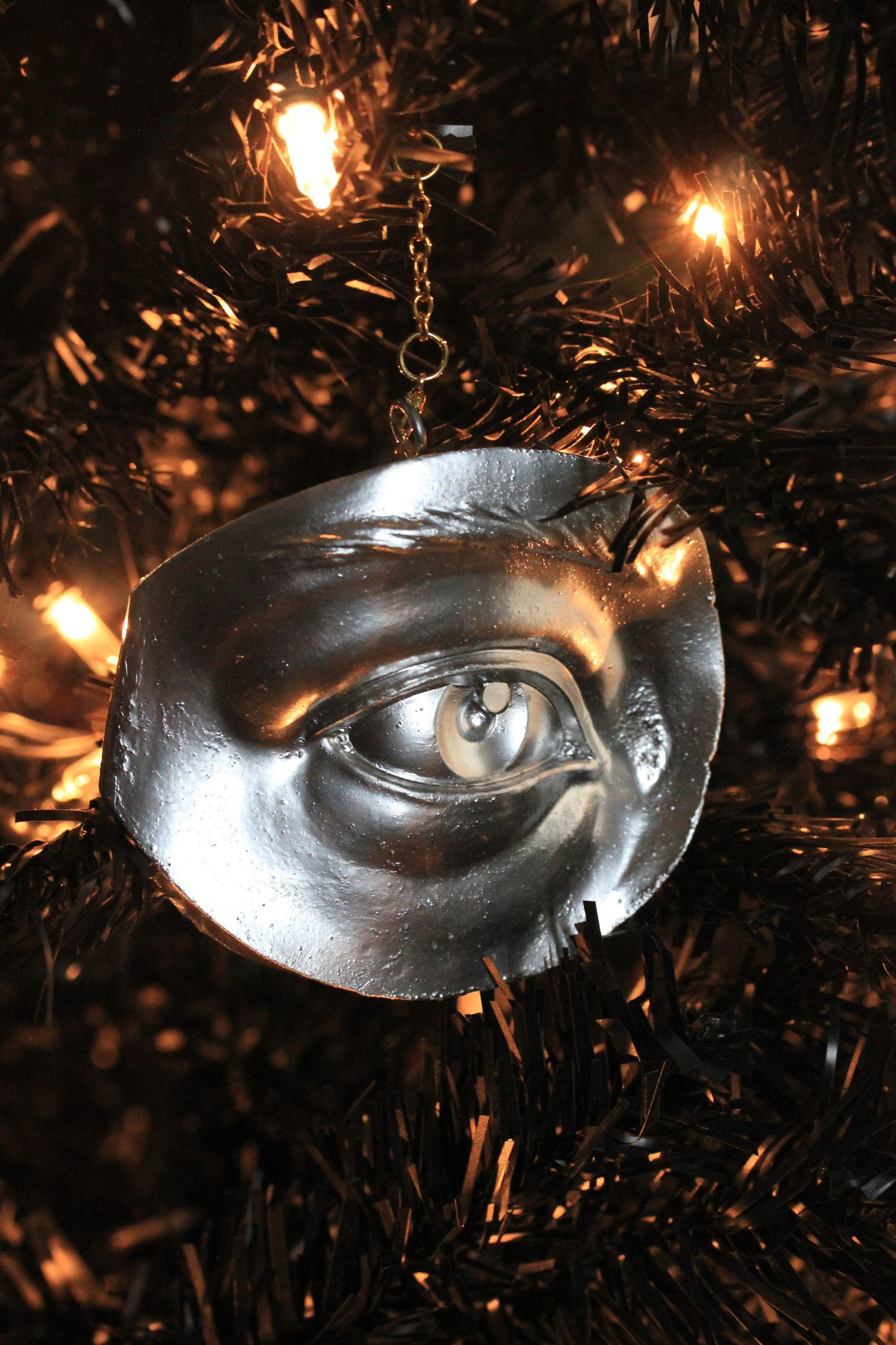 Prosthetic Eye:  Silver