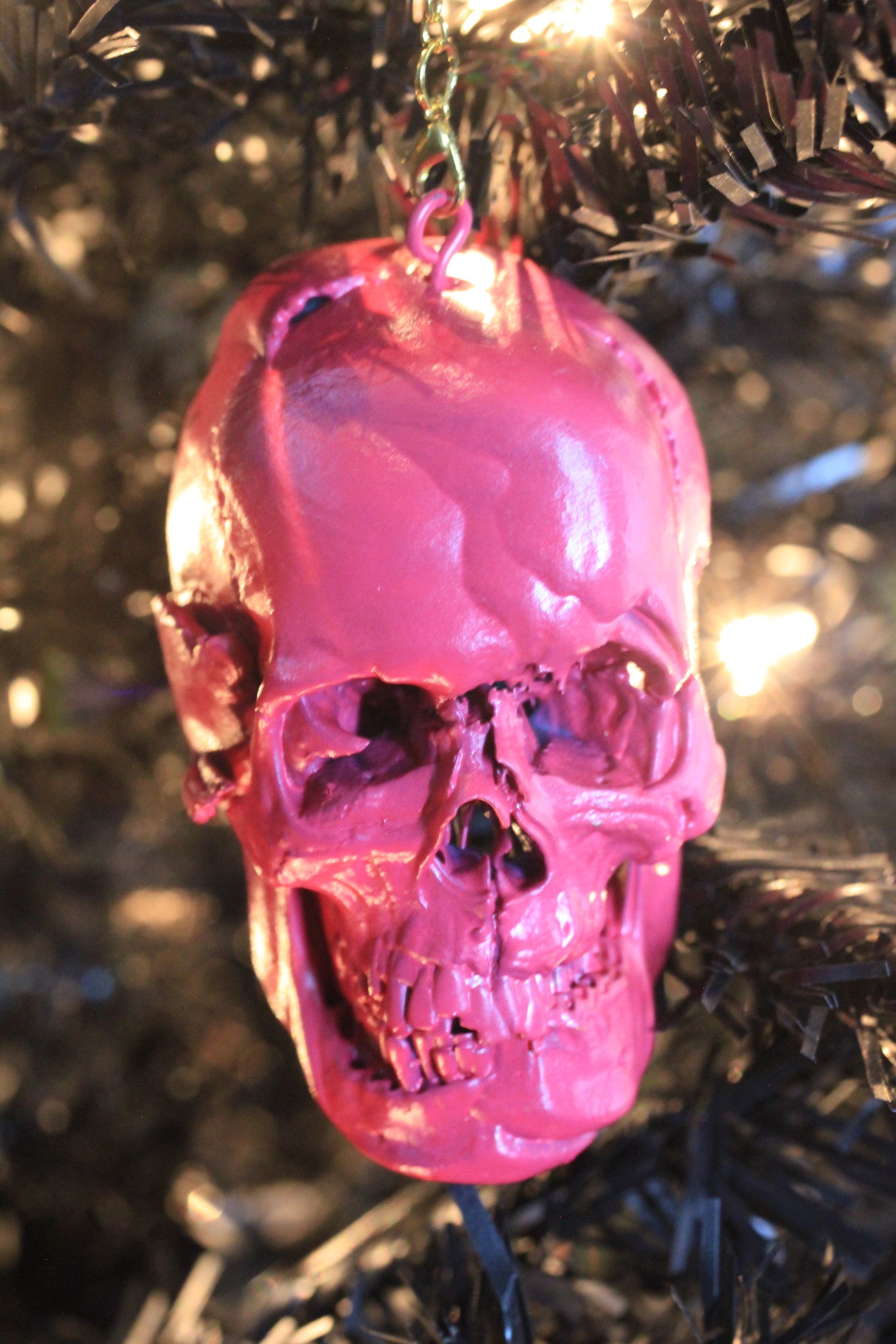 Psychedelic Skull:  BubbleGum Pink