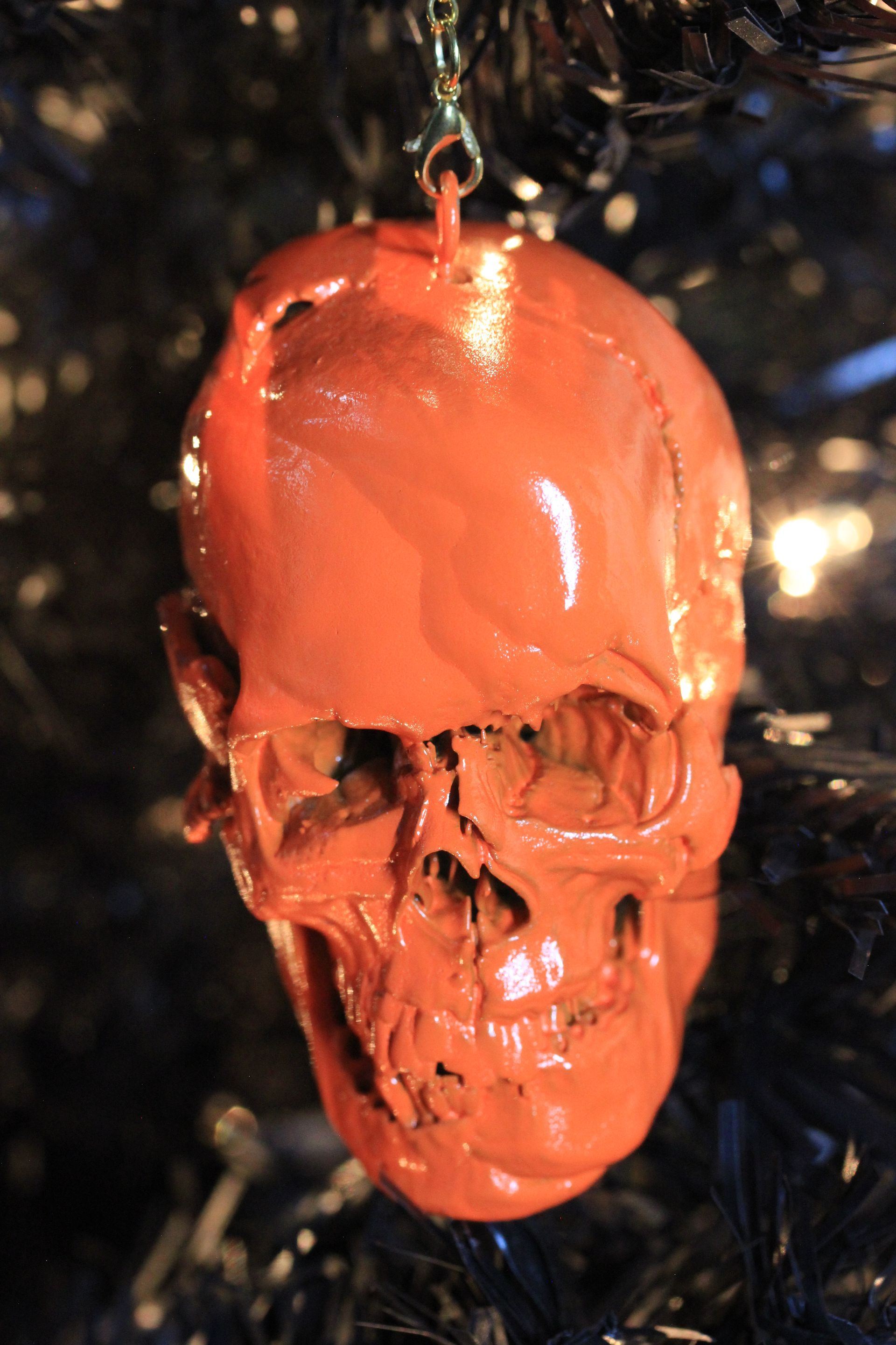 Psychedelic Skull:  Orange