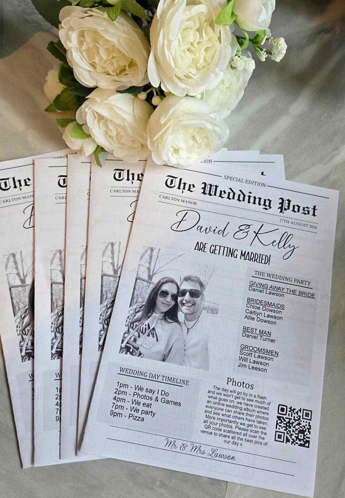 Wedding Newspapers
