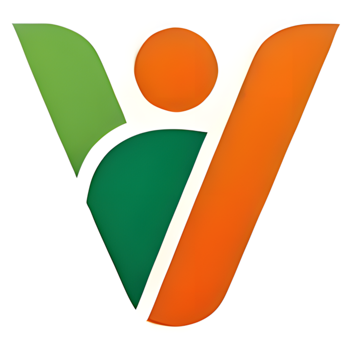 logo Vitadasingle stilizzato e astratto a forma di 