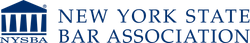 The logo for the new york state bar association