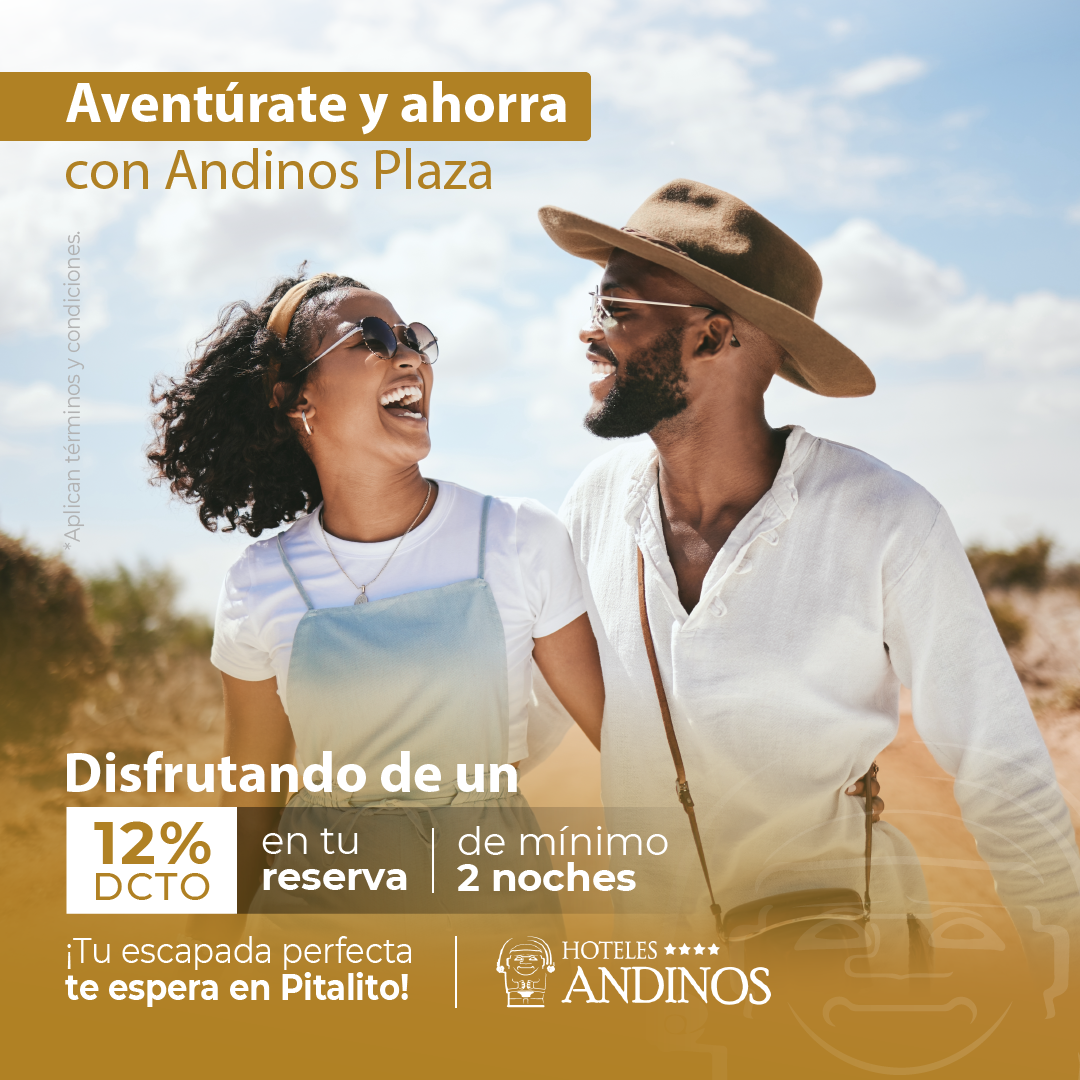 promocion 25 por ciento descuento hotel andinos plaza pitalito