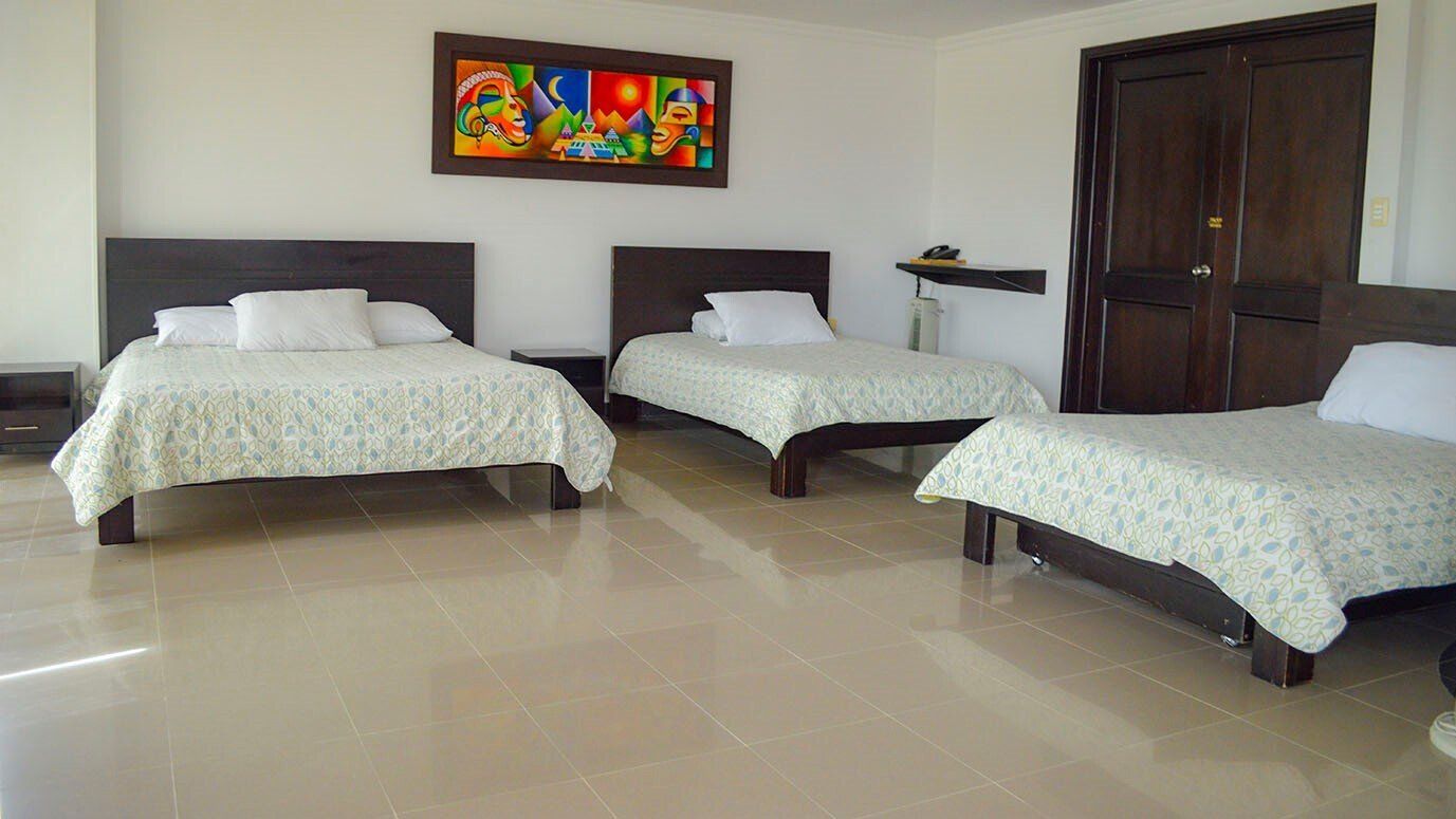 habitacion standard triple hotel andinos plaza pitalito