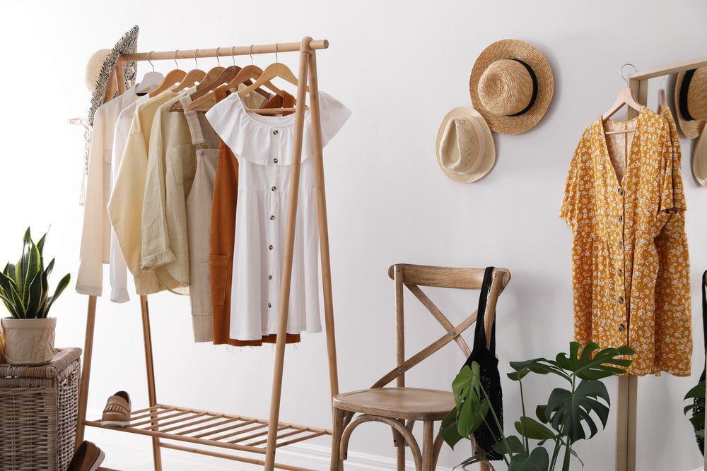 clothing display at a local clothing boutique