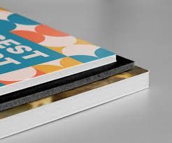 Rigid foam board and PVC prints ideal for signage, displays, and presentations—lightweight, durable, and professional.