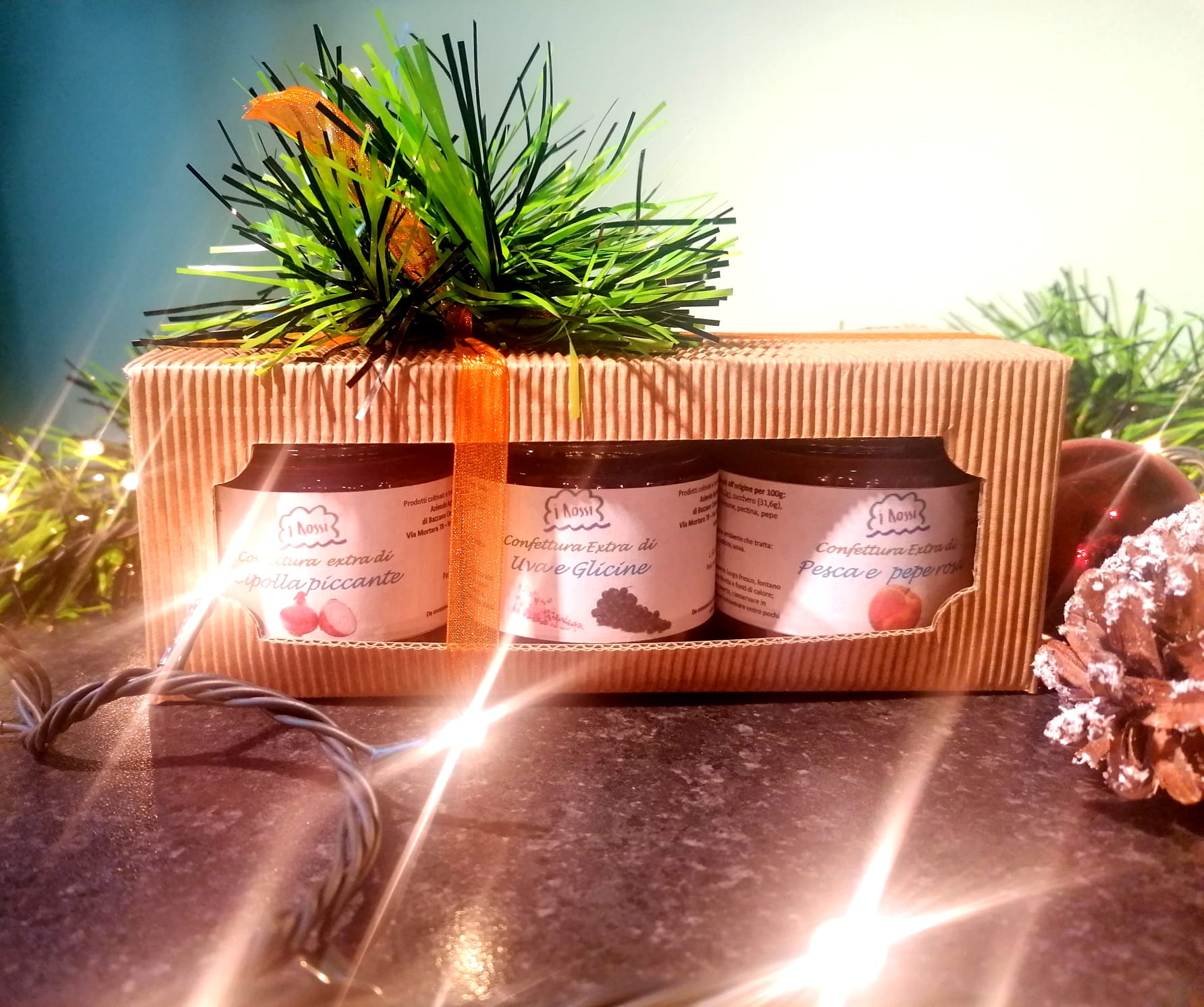 confezione natalizia confetture artigianali