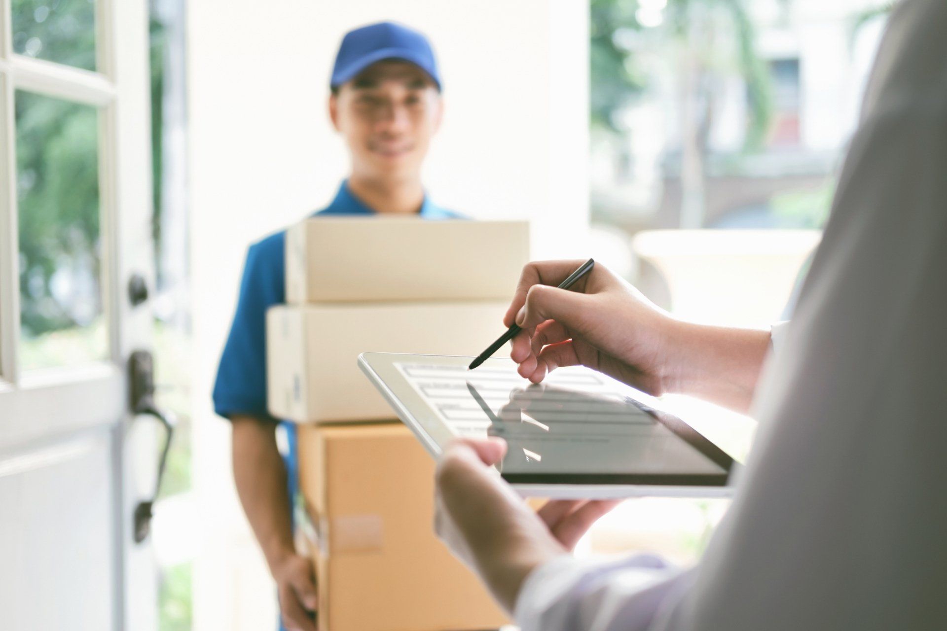 Delivery, Mail, People And Shipping Concept - Lancaster, NY - M&J Movers, Inc.