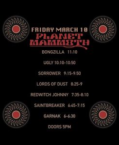 Lords of Dust - Concert - Planet Mammoth
