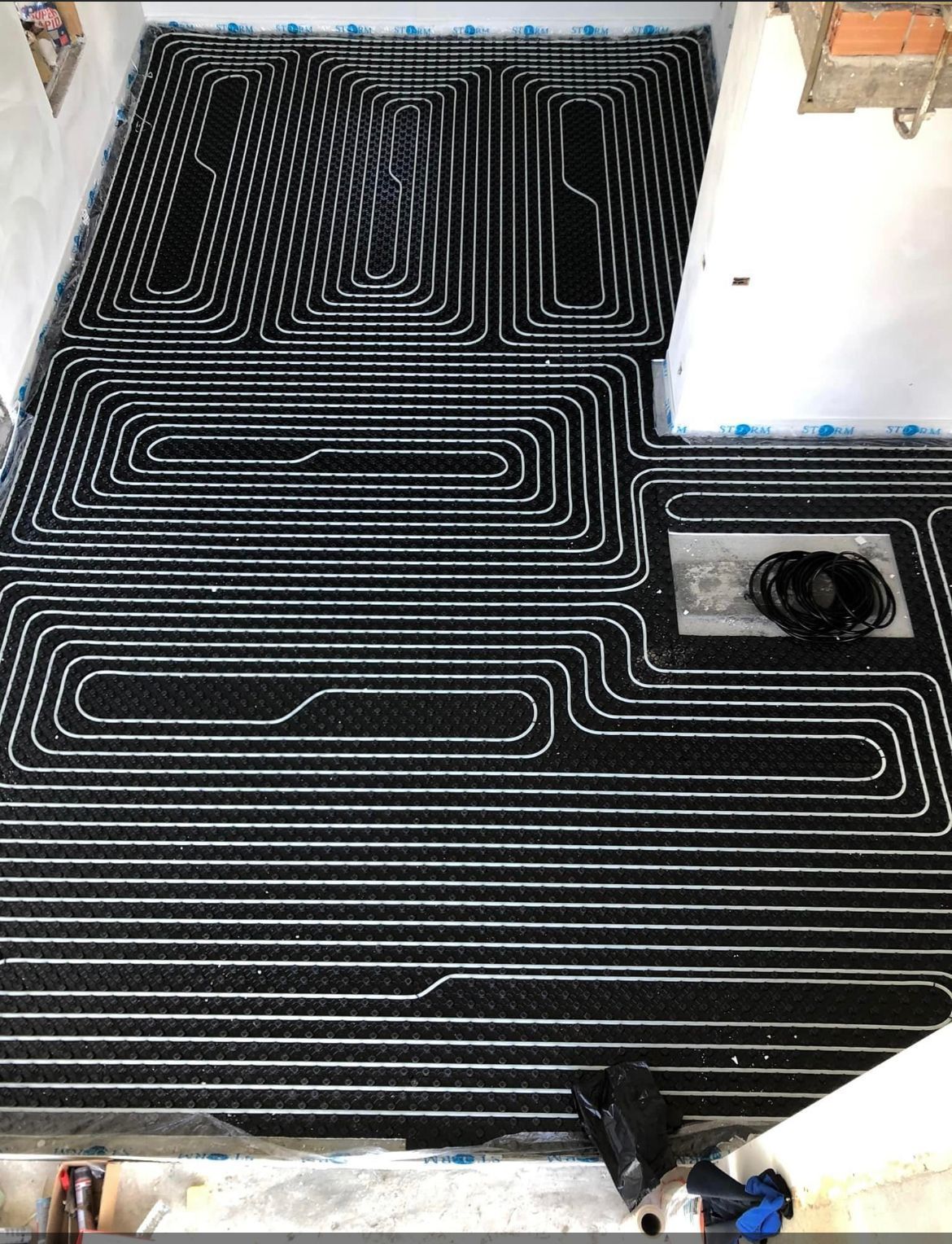 impianto di riscaldamento a pavimento