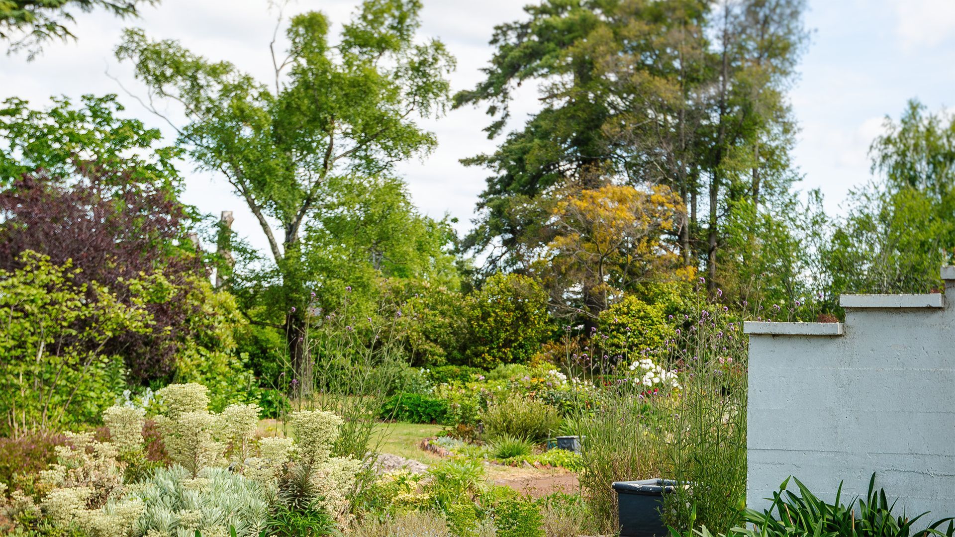 Part of the traditional english garden at fitzpatricks inn