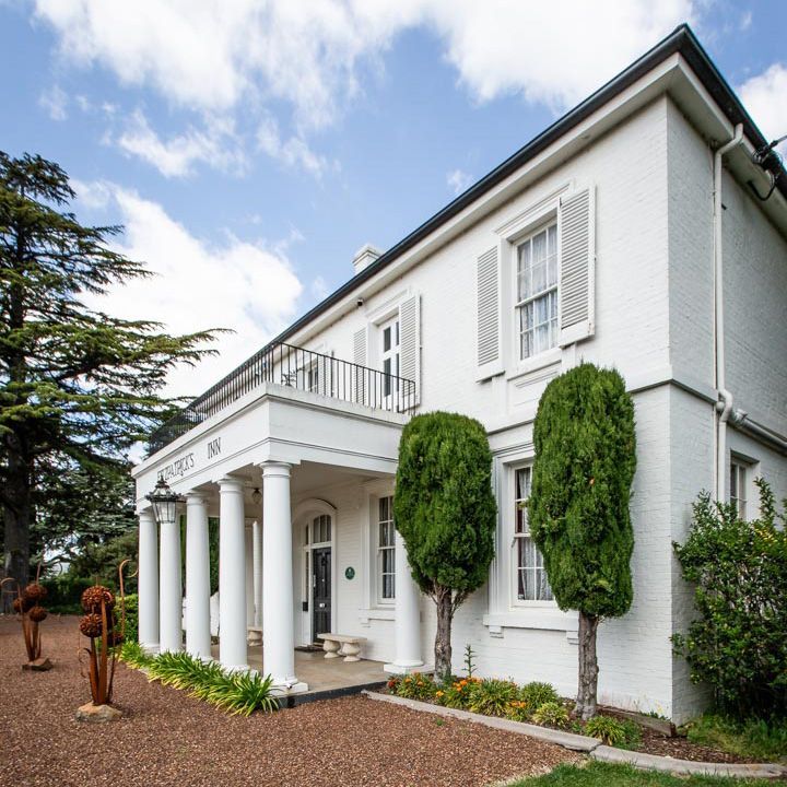 front door of the house