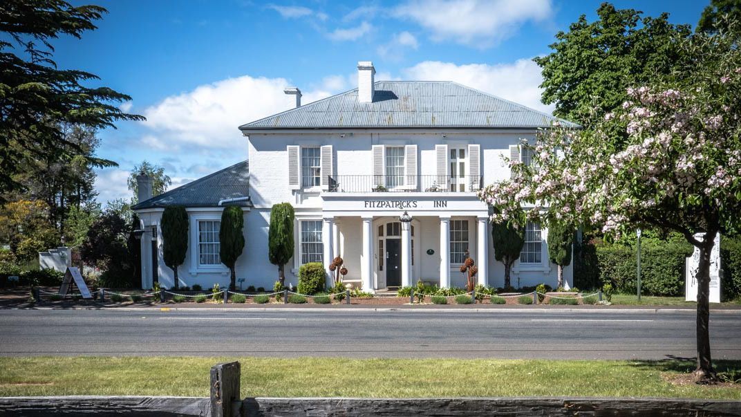 Fitzpatrick's inn from across the street