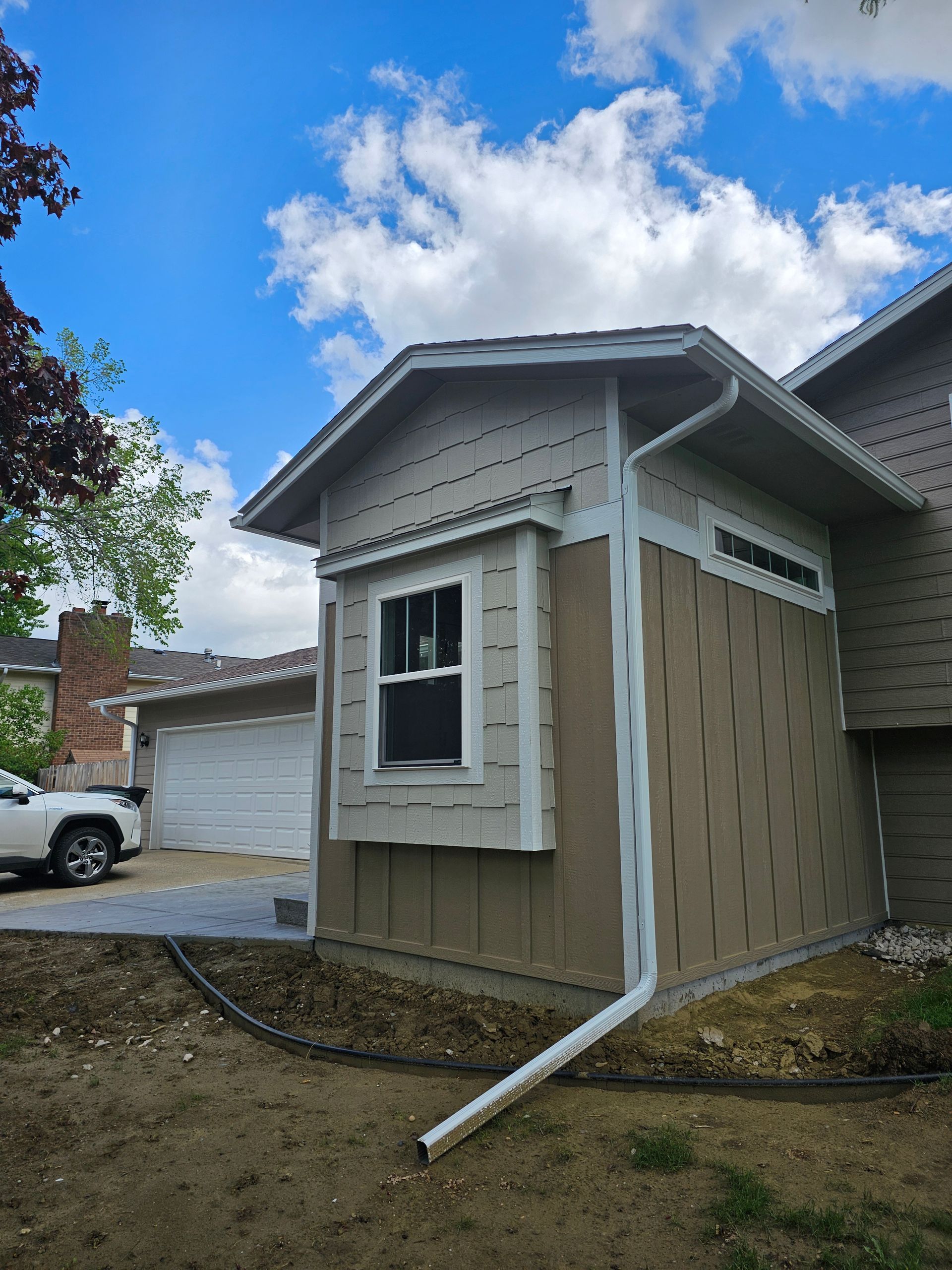 Finished Front Addition