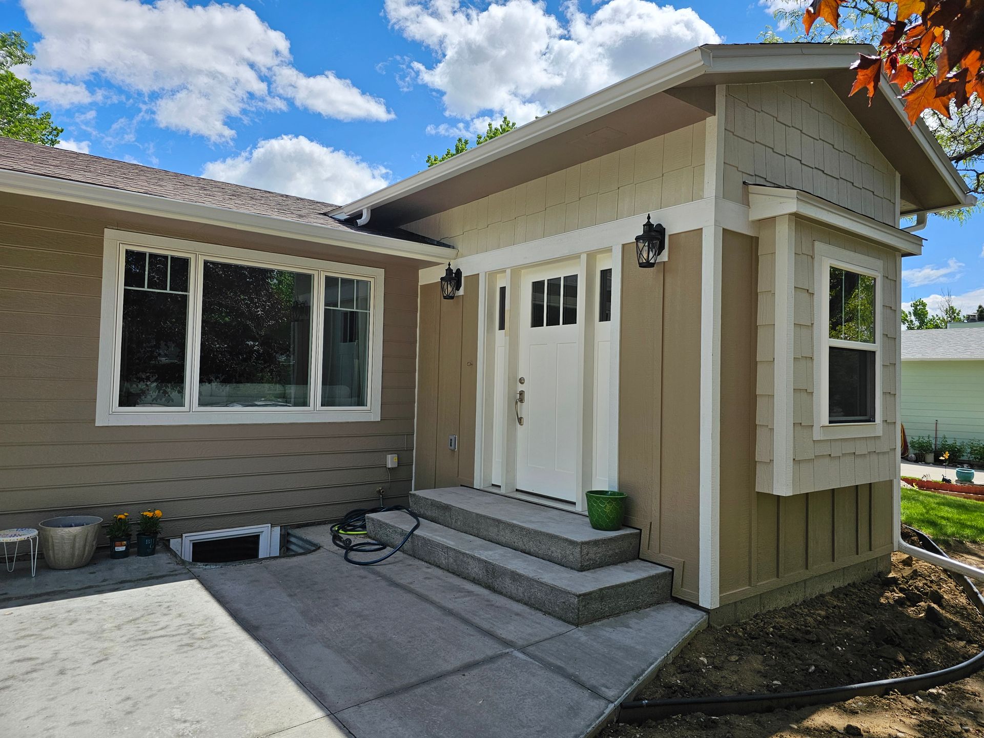 Finished Front Addition