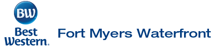 The logo for best western fort myers waterfront