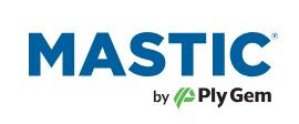 A logo for a company called ply gem mastic signs and accessories.