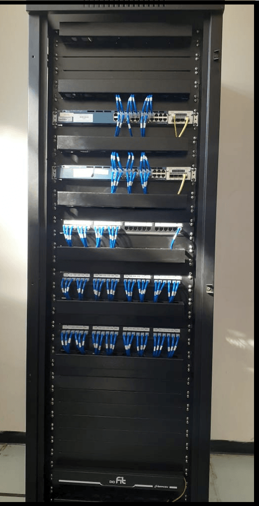 Infraestrutura de rede robusta e escalável
