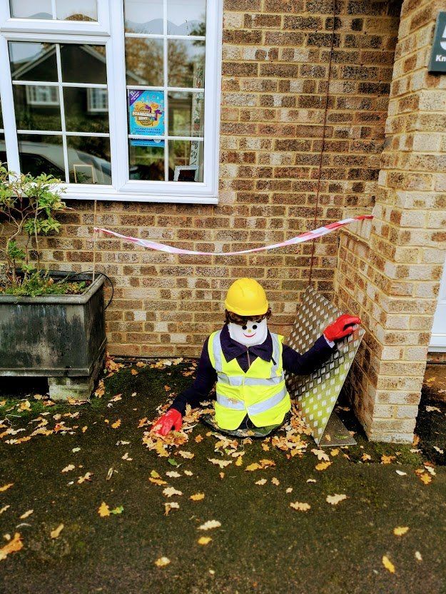 Binfield Scarecrow hunt, Berkshire, October Half Term, Trail