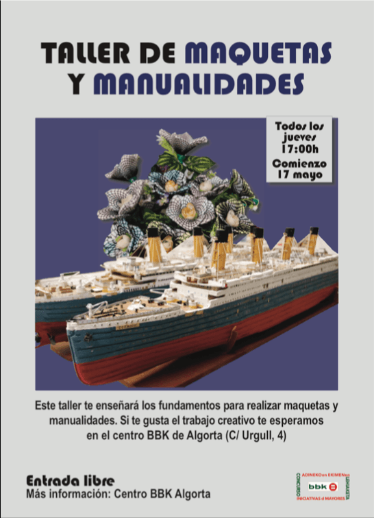 Taller de maquetas y flores