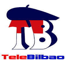 Logotipo de TeleBilbao: una boina sobre las letras