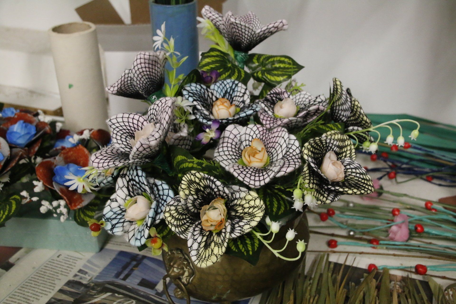 Taller de maquetas y flores