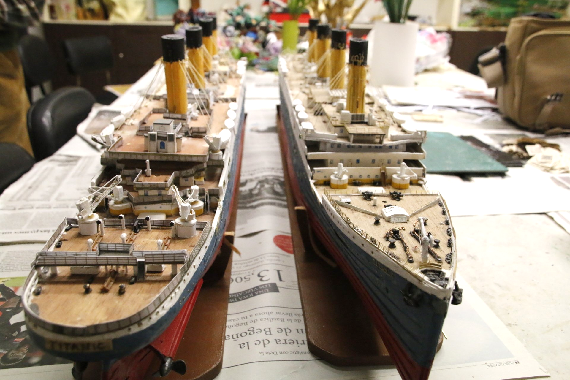 Taller de maquetas y flores