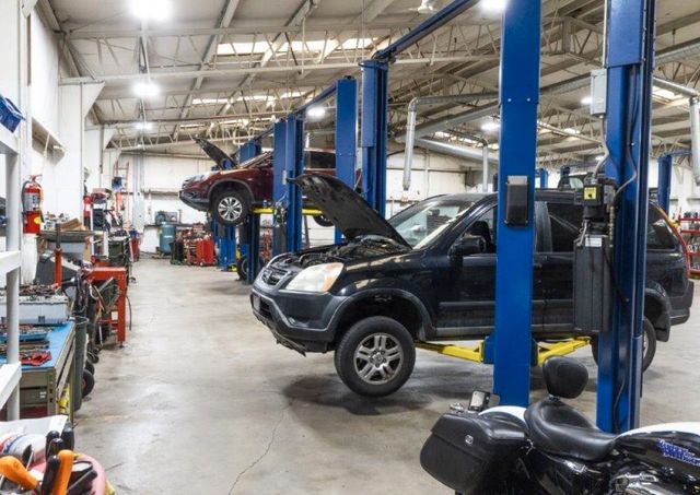 Vehicles Inside Our Service Shop in Lincoln, NE - George Witt Service