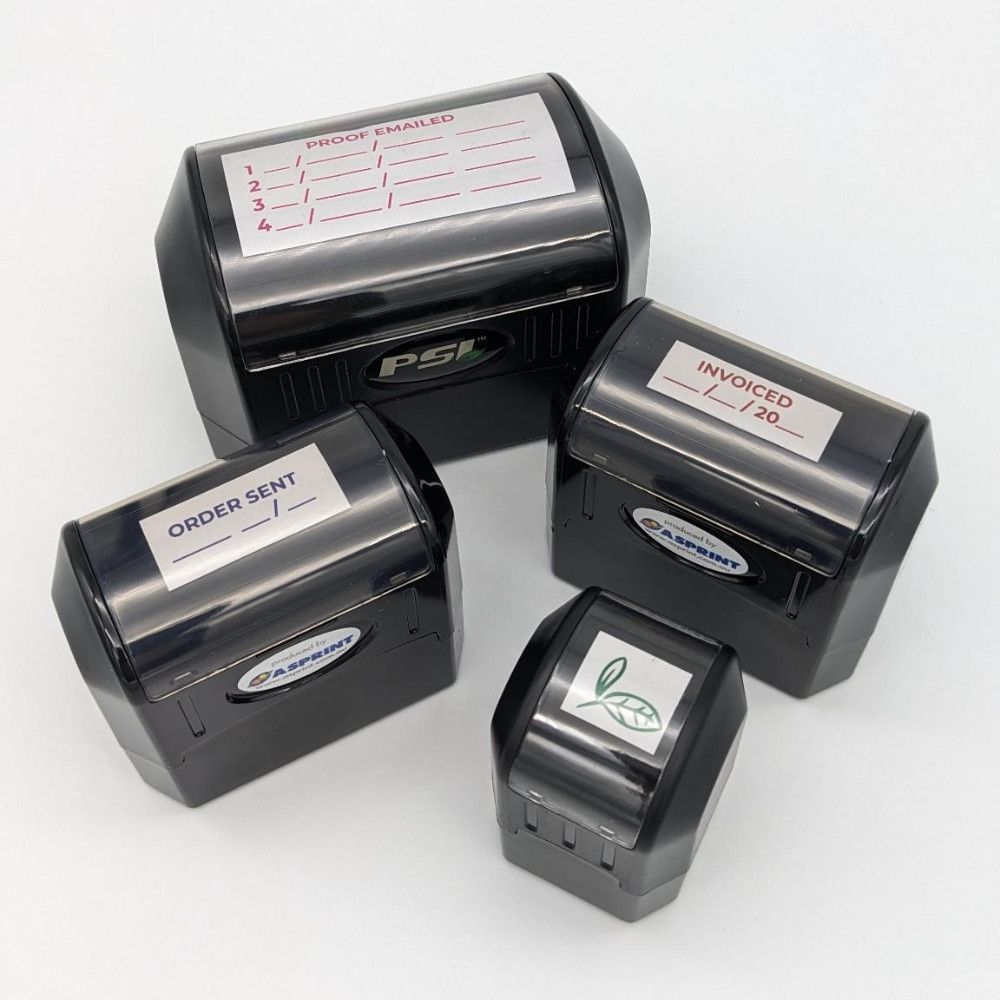 Self Inking Stamps of various sizes