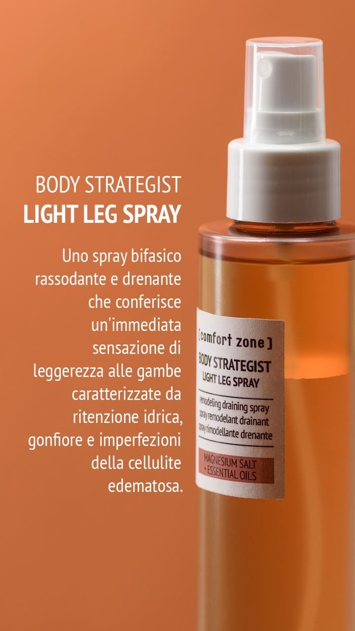 body strategist light leg spray -comfort zone- prodotti per il corpo - centro estetico luana