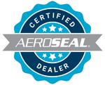 The logo for aeroseal is a certified dealer.